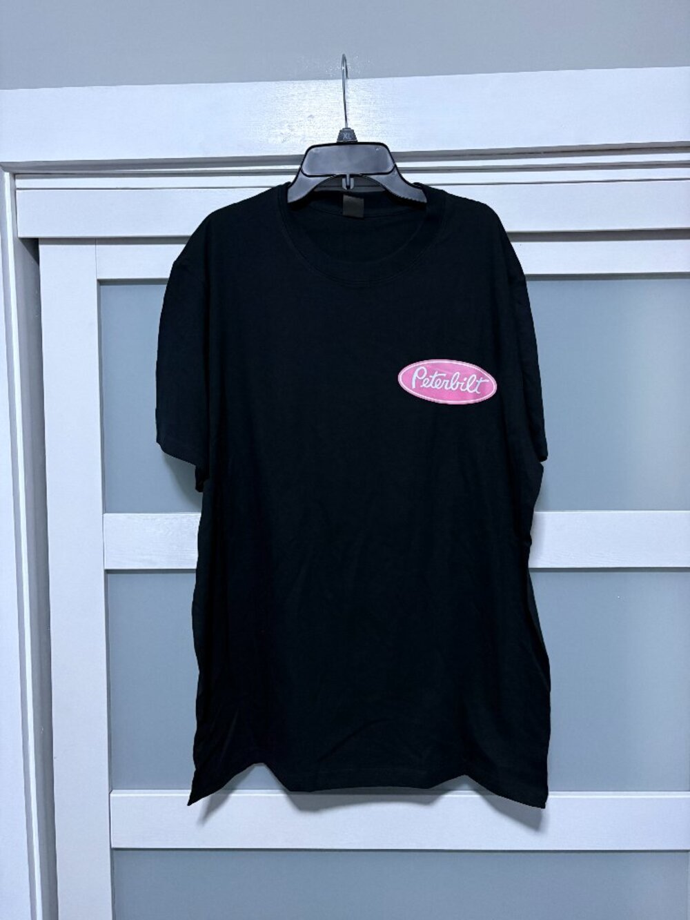 Digiprint Peterbuilt Pink Logo T-Shirt Black sz L Large S/S NEW
